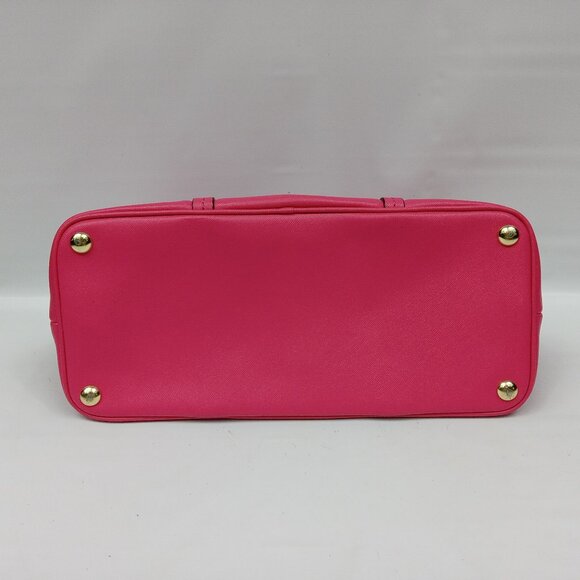 Coach Peyton Leather Cora Domed Satchel Bag M1381-F25671 - Picture 5 of 11